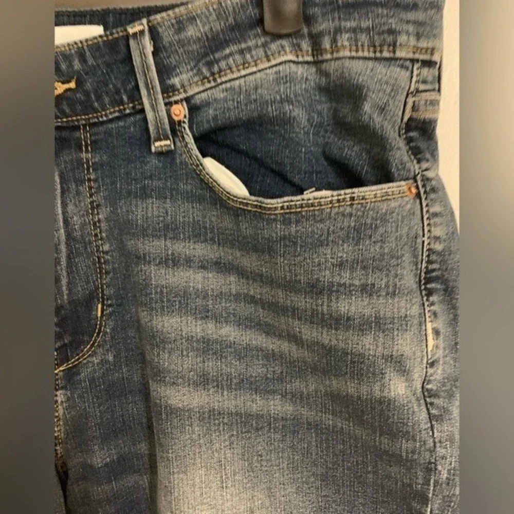 Signature by Levi Strauss Gold Mid Rise Straight Leg Denim Jeans Men 16M W33 L32